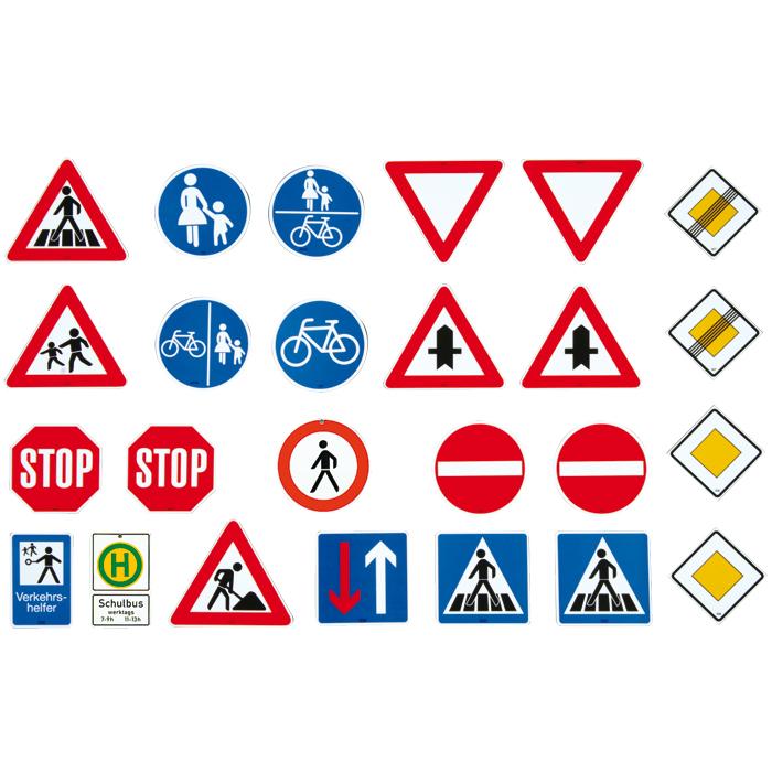 wichtigste verkehrszeichen für radfahrer  verkehrszeichen der