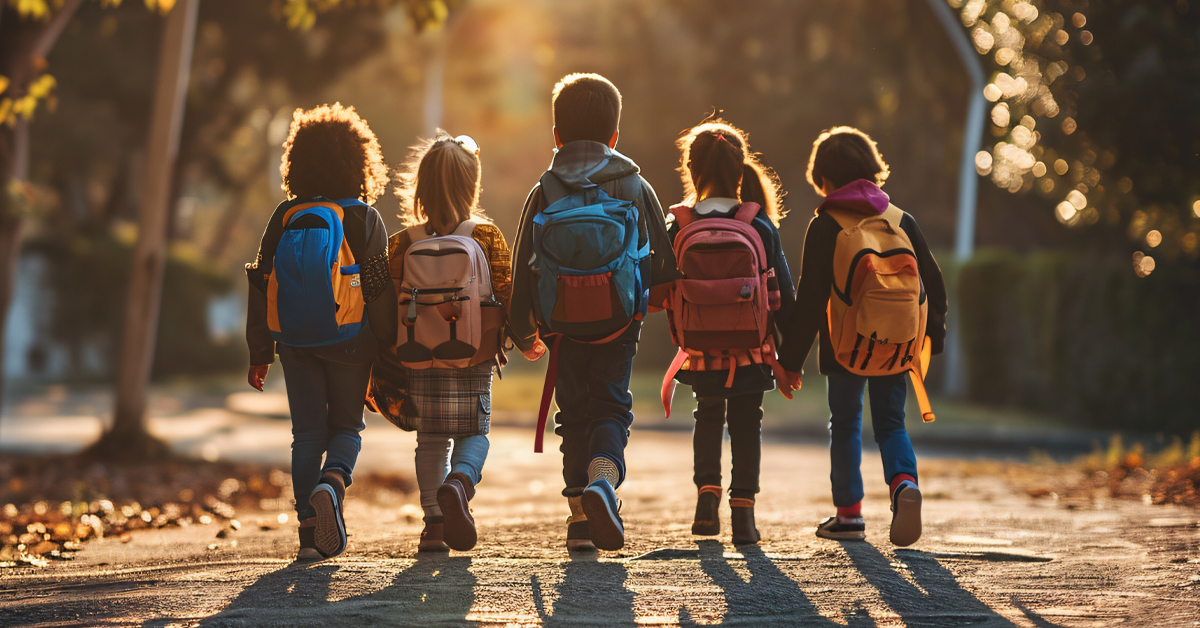 Das Startchancen-Programm hat sich auf den Weg gemacht Startchancen-Programm: Kinder auf dem Schulweg