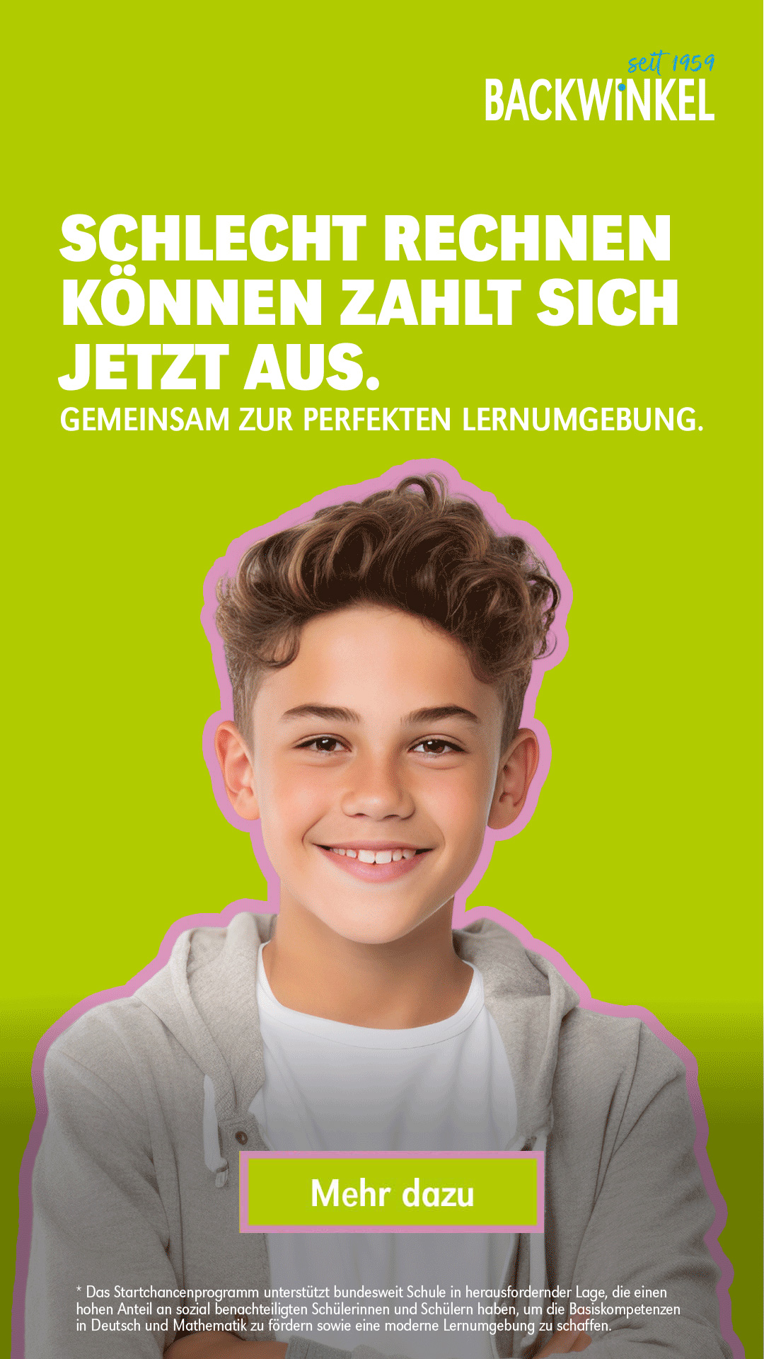 Schlecht rechnen können zahlt sich jetzt aus.