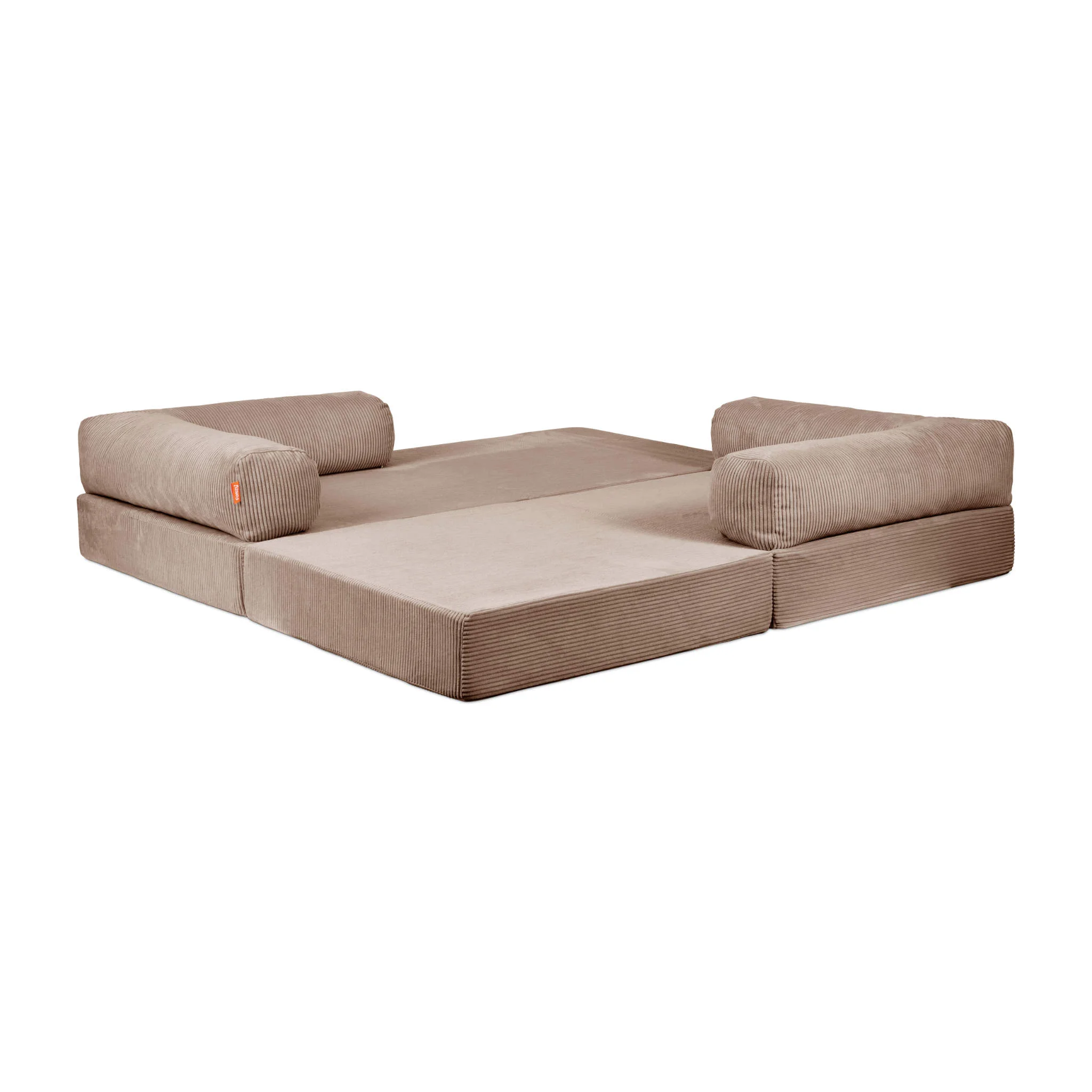 Sofa, Couch, Bodenkissen, Beige, Modulsofa