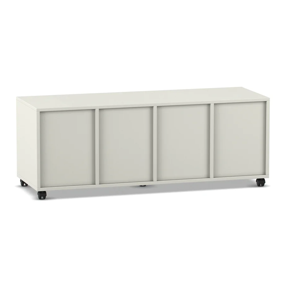 sideboard, storage, Schiebetüren, rollen, weiß