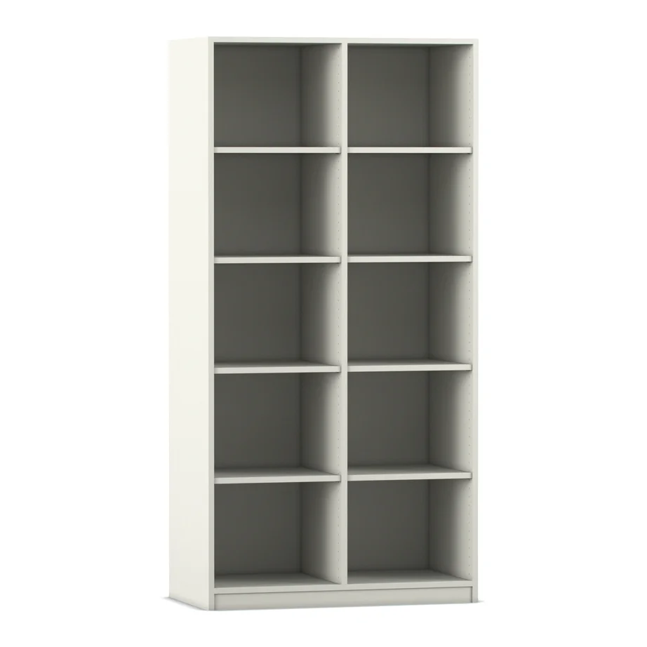 Regal, Buchregal, Schrank, Holzregal, vierfächriges Regal