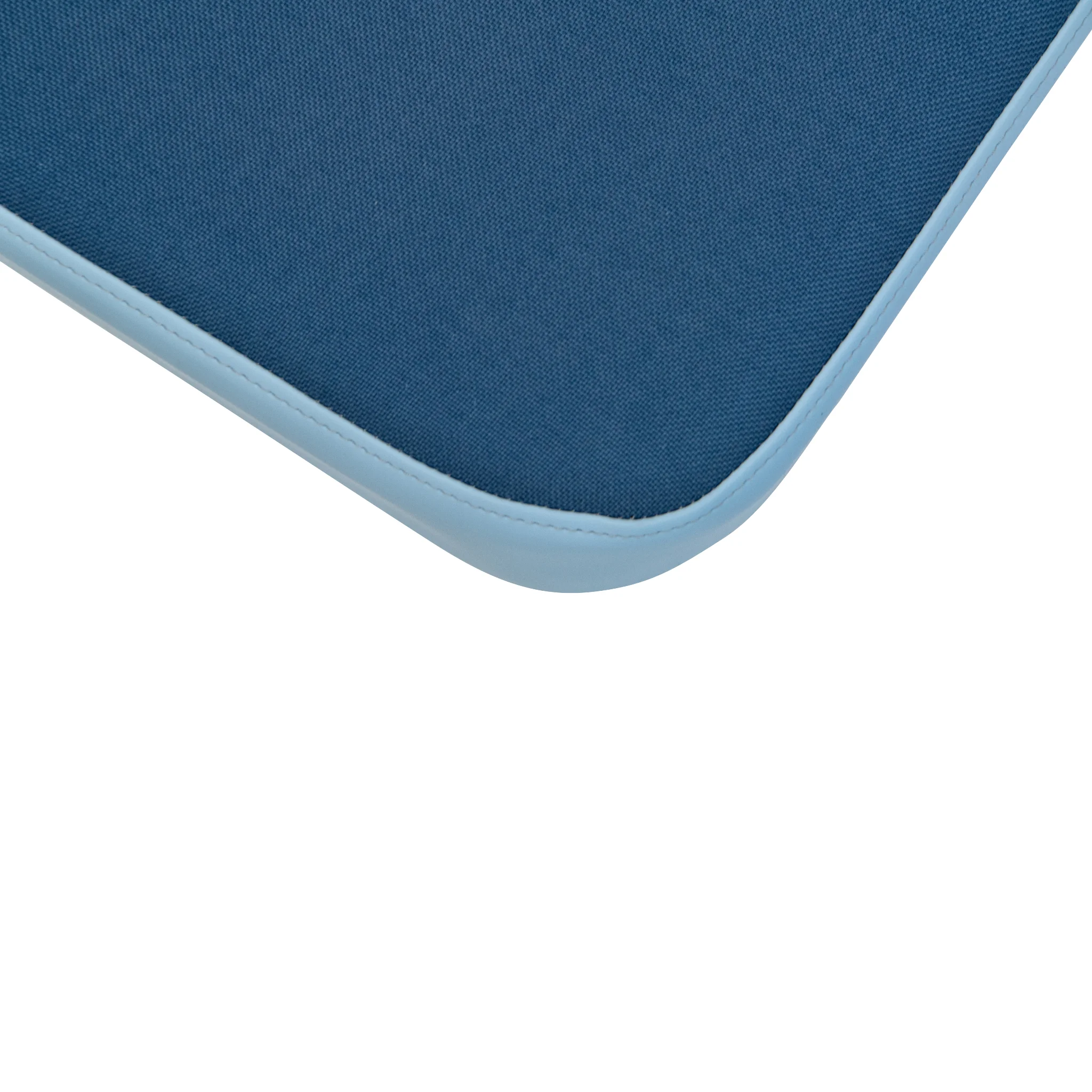 Laptoptasche, Canvas, Blau, Rundung, Kantennaht