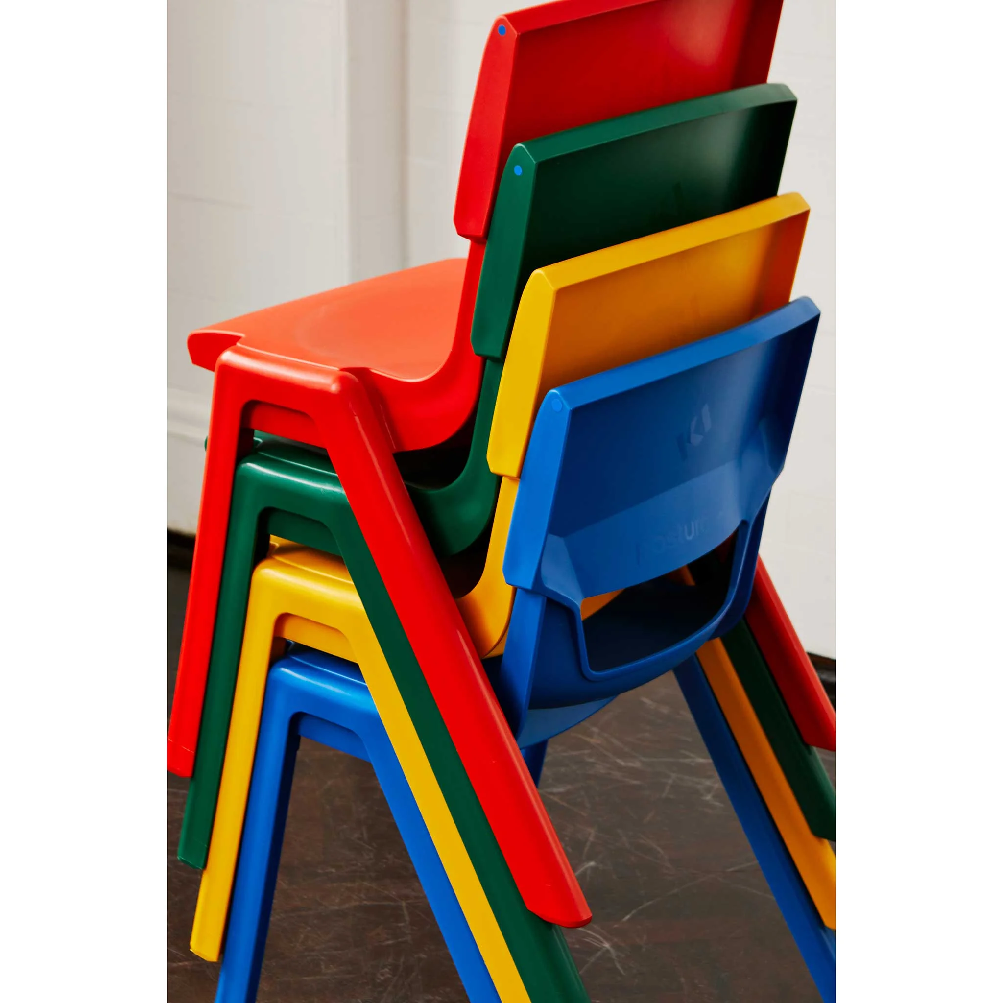 Stuhl, Kinderstuhl, Stapelstuhl, Kunststoff, Bunt