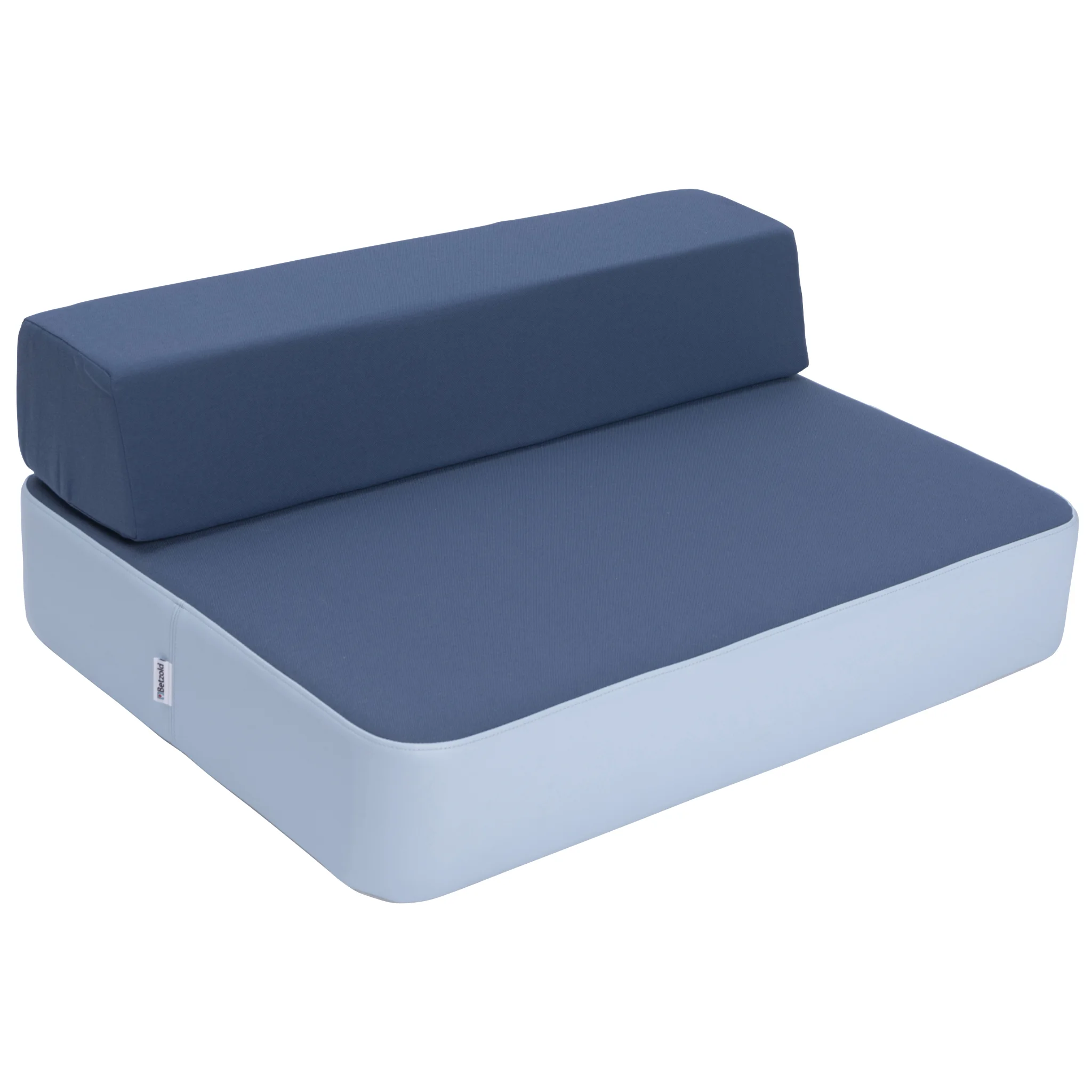 Sofakissen, Sofa-Einheit, Hocker, blau, Kissen-Rückenstütze