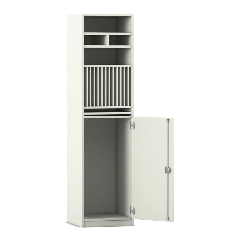 hochschrank, küchenaufbewahrung, schuhregal?, laehmenschlitztür, schlitzregal