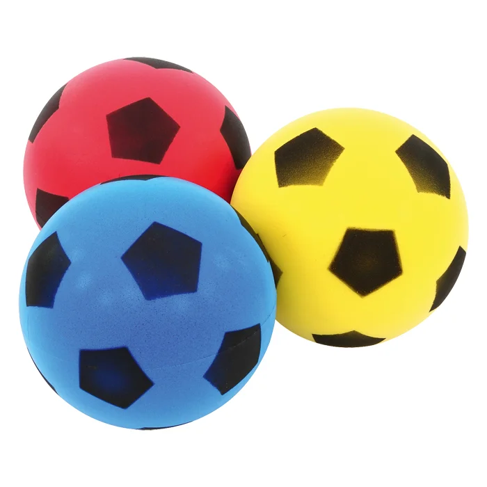 Fußball, Bälle, Spieltier, Farbenfroher Ball, Gummi/Softball