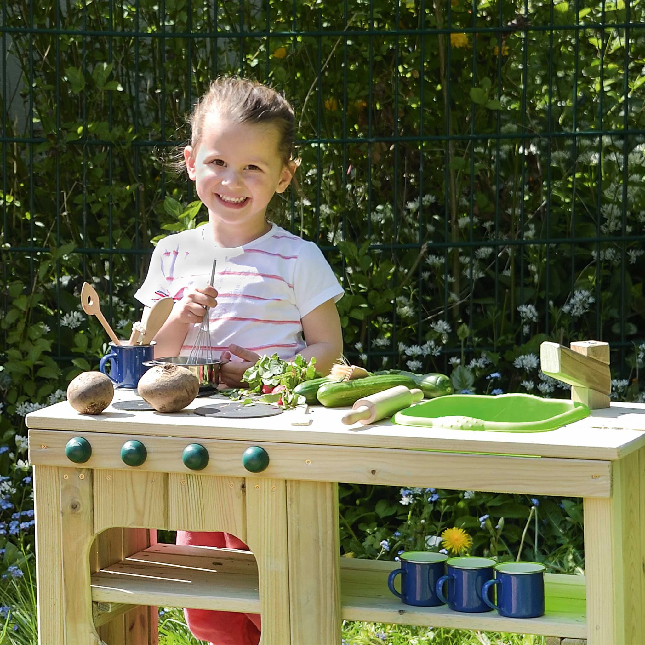 kindergarten, kinder, garten, spielerisch, außenküche