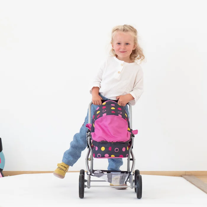 Kinder, Kleidung, Rucksack, Kinderwagen, Punkte