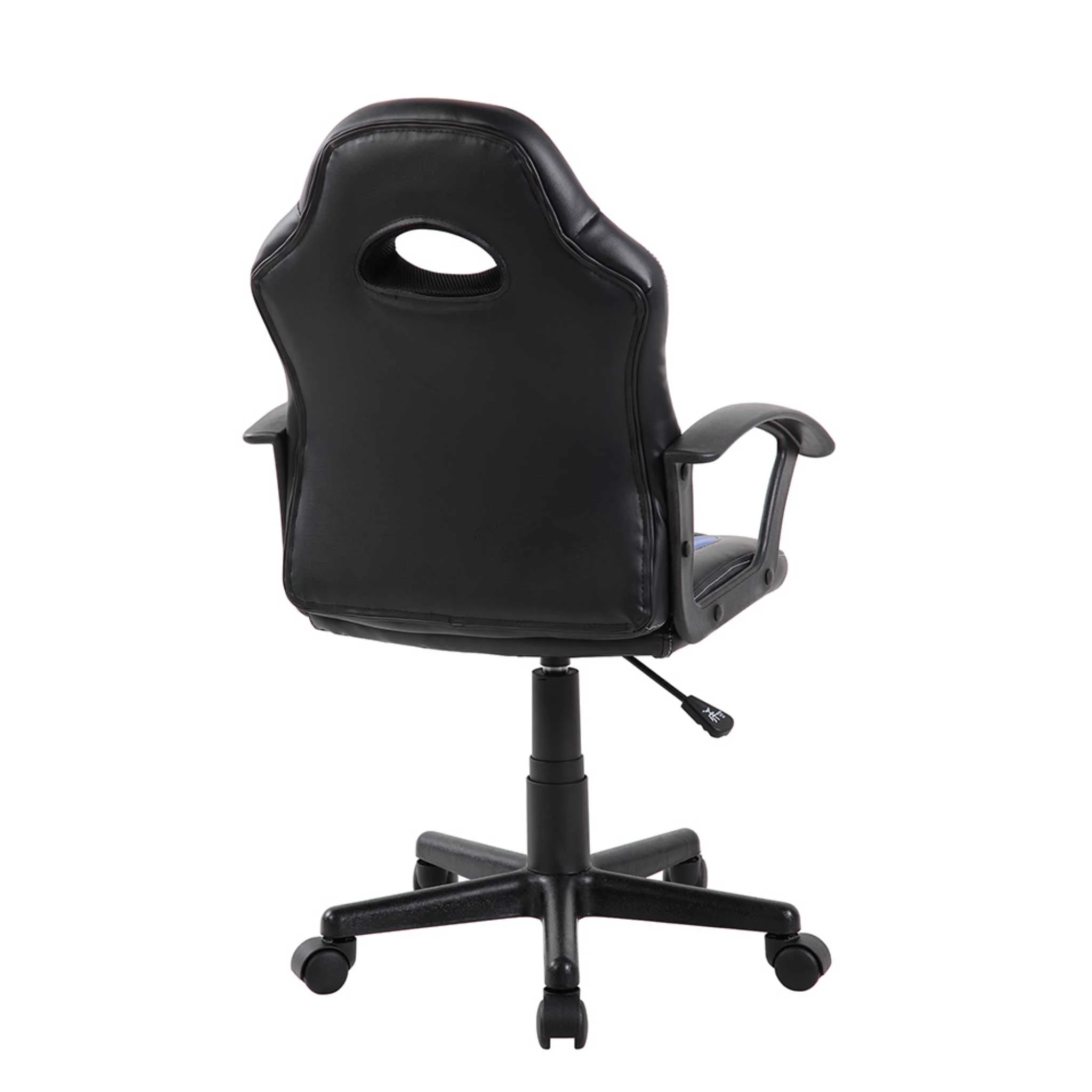 Schreibtischstuhl, Bürostuhl, Künstleder, Hochlehner, Rollbasis