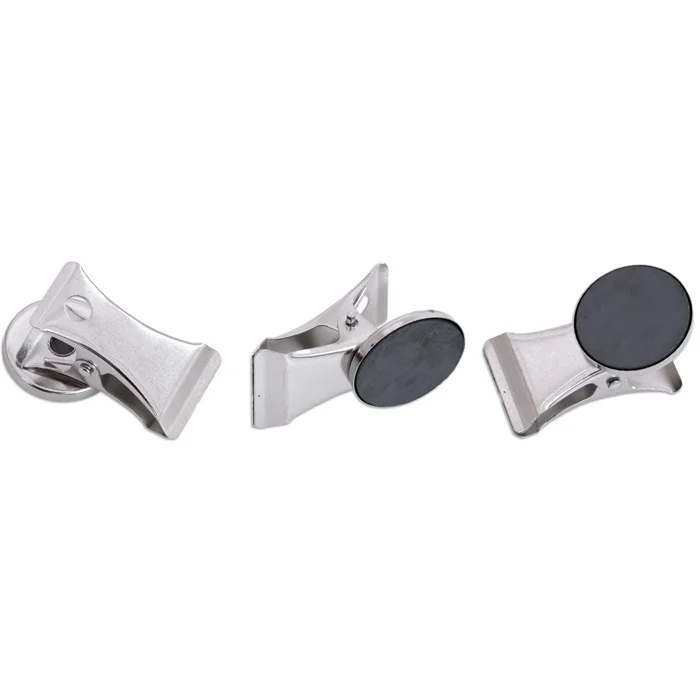 Cufflinks, Metall, Runde Magneten, Paar, Silber