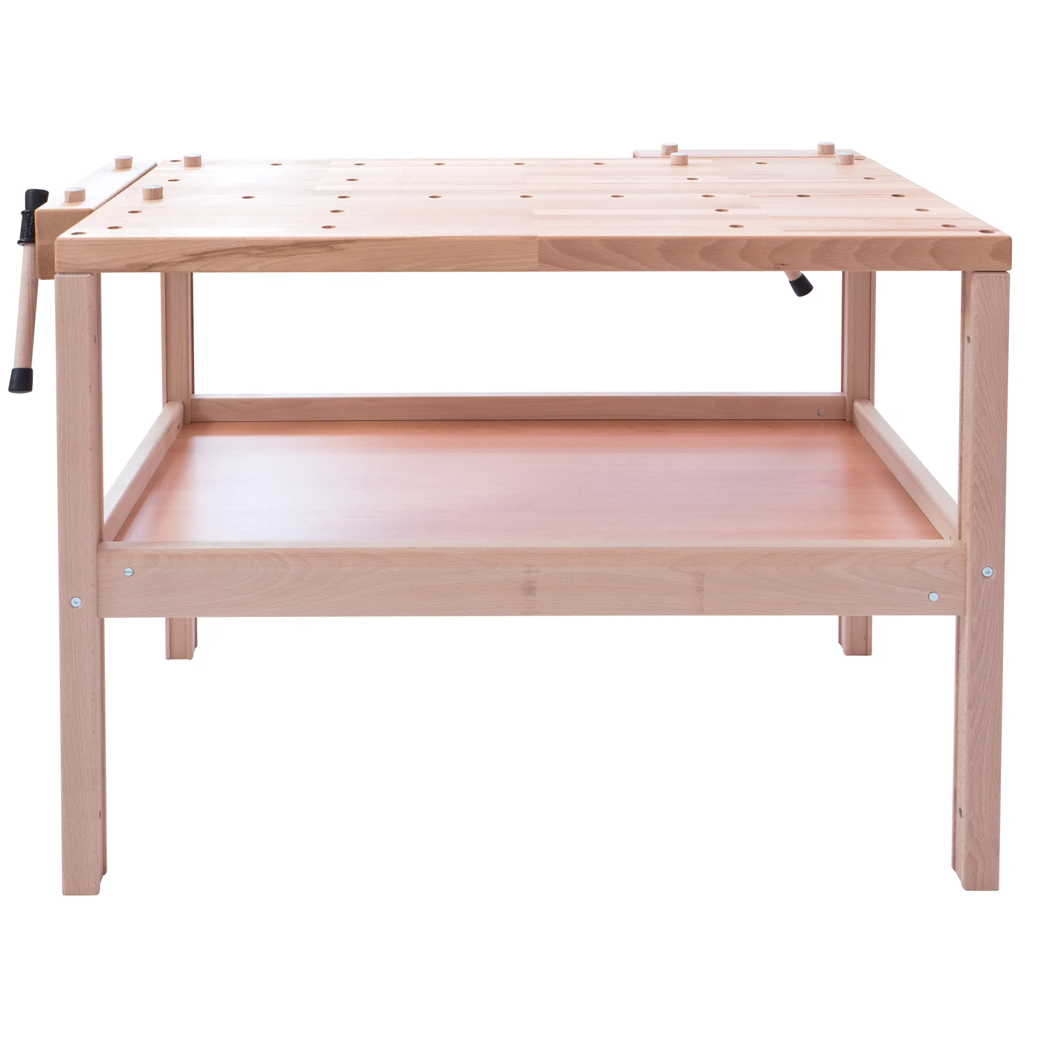 werkbank, holz, holzwerkbank, werkbank mit schubladen, holzoberfläche