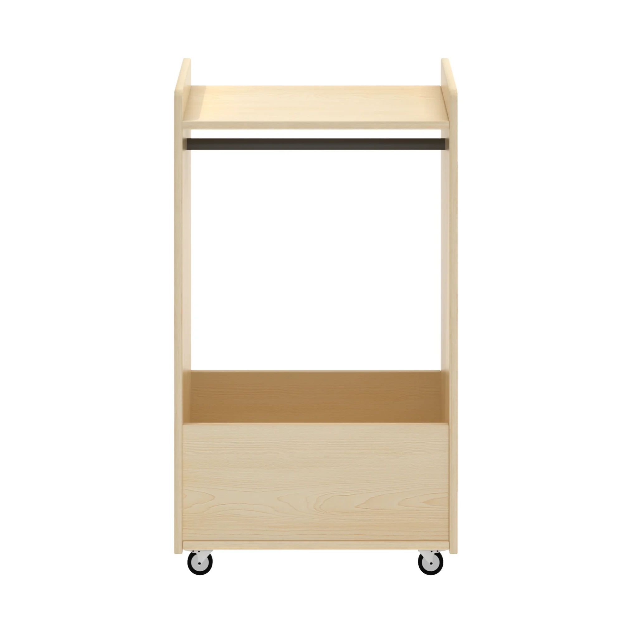 Beistelltisch, Holz, Rollwagen, Schublade, Kastenwagen