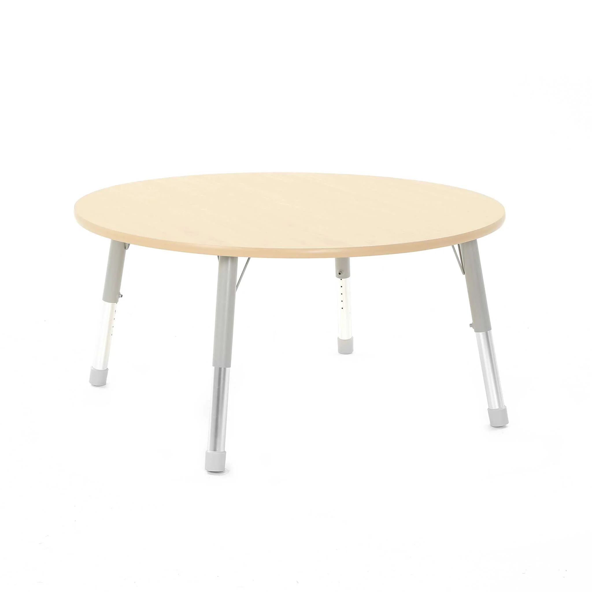 runder tisch, holzplatte, faltbar, metallbeine, beige