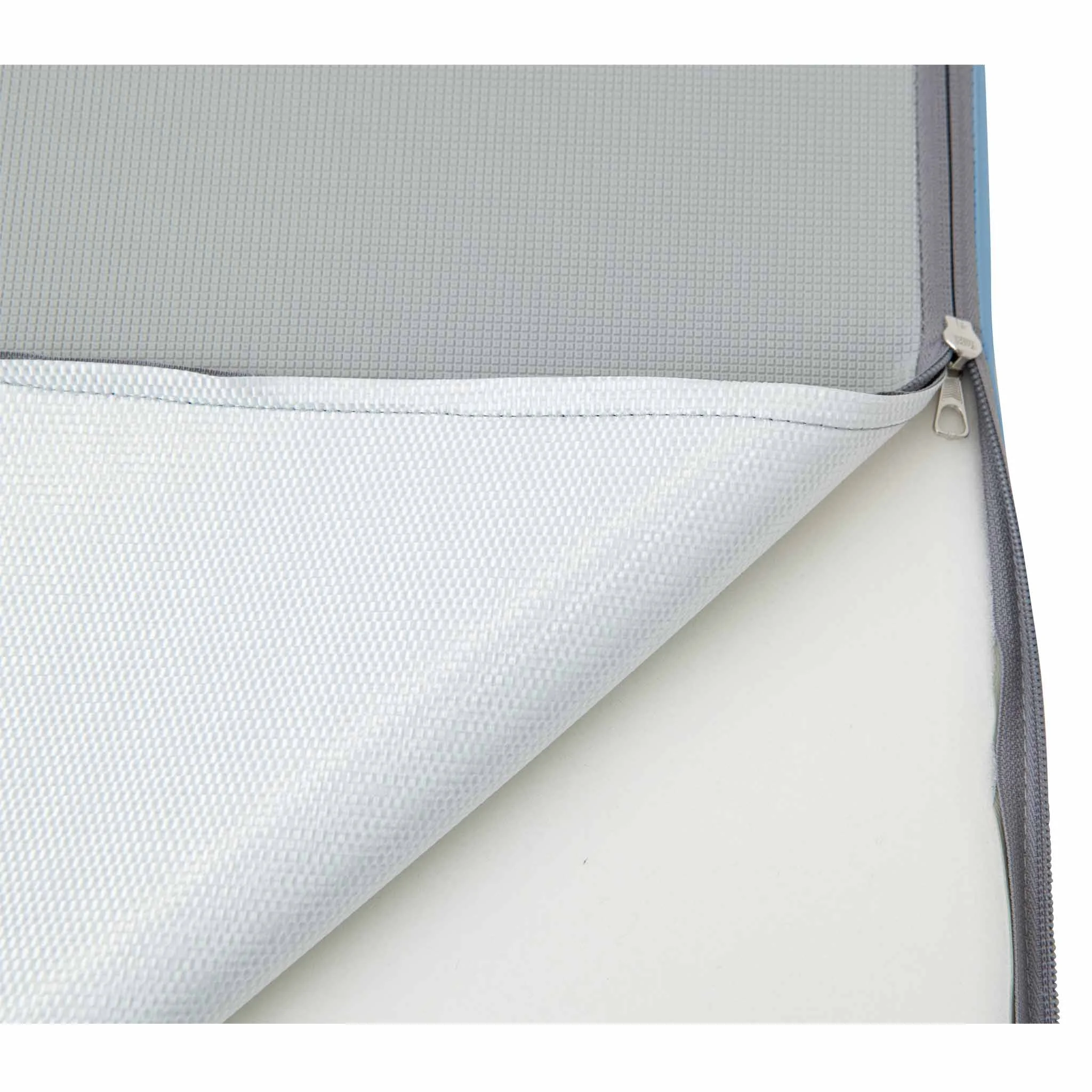 Tasche, Reisegepäck, Reißverschluss, Grau, Mesh-Innenfutter