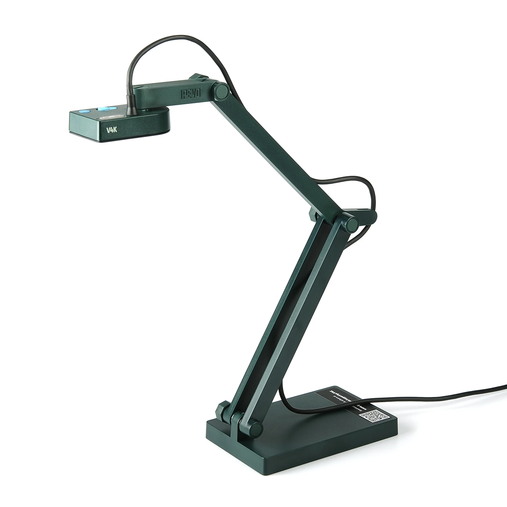 Schreibtischlampe, Armlampe, LED, verstellbar, Grün