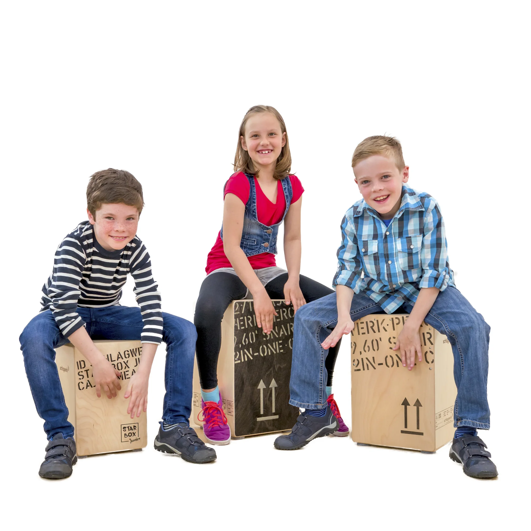 Kinder, Paketbox, Holzbox, Jeans, Hemd