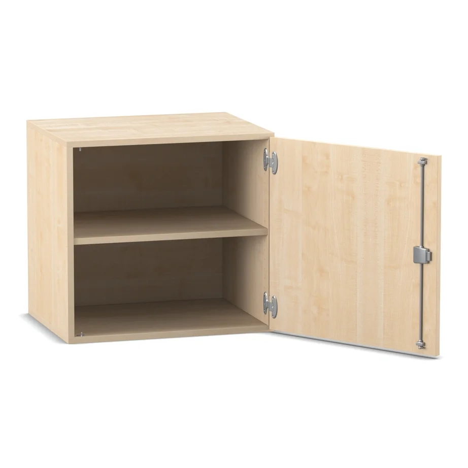 Küchenunterschrank, Schrank, Holzoptik, Tür mit Scharnieren, Regalboden