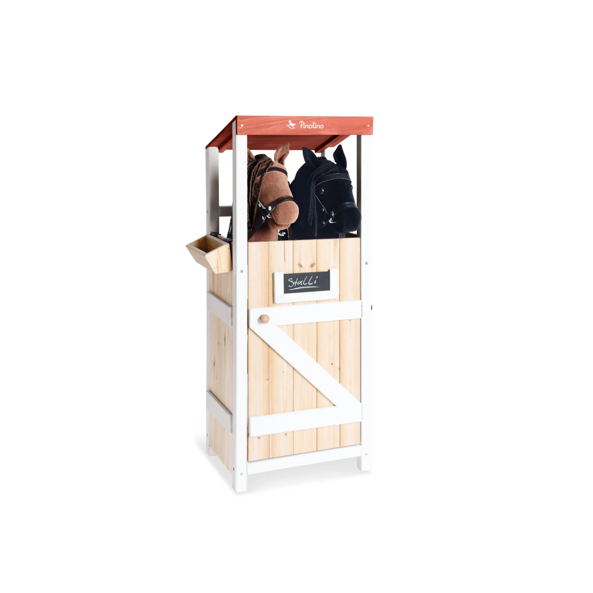 Pony-Wagen, Pferdebox, Holzstall, Reitlecke, Sattelhalter