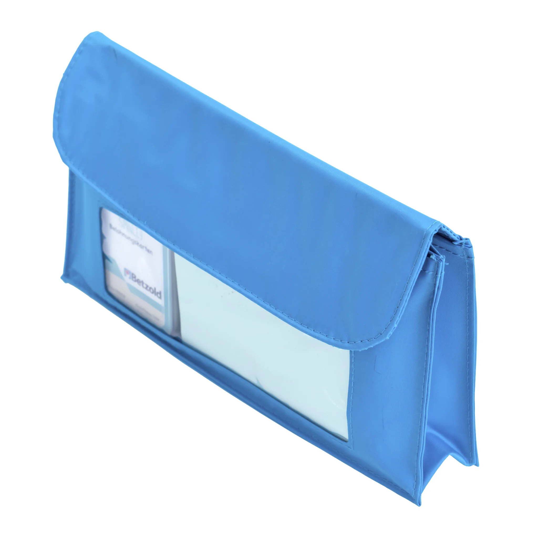Brieftasche, Portemonnaie, Blau, Kassenseitent, Transparentfach