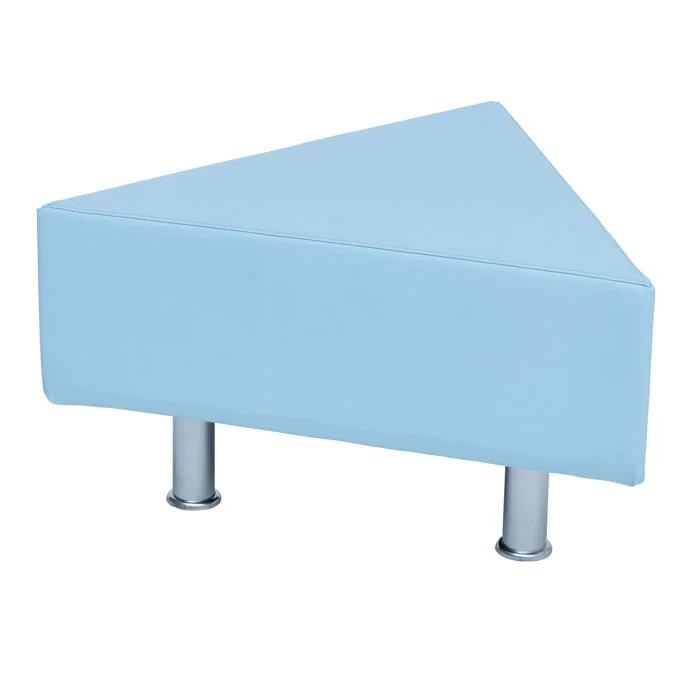 NEO Hocker Dreieck, Kunstleder Cherry