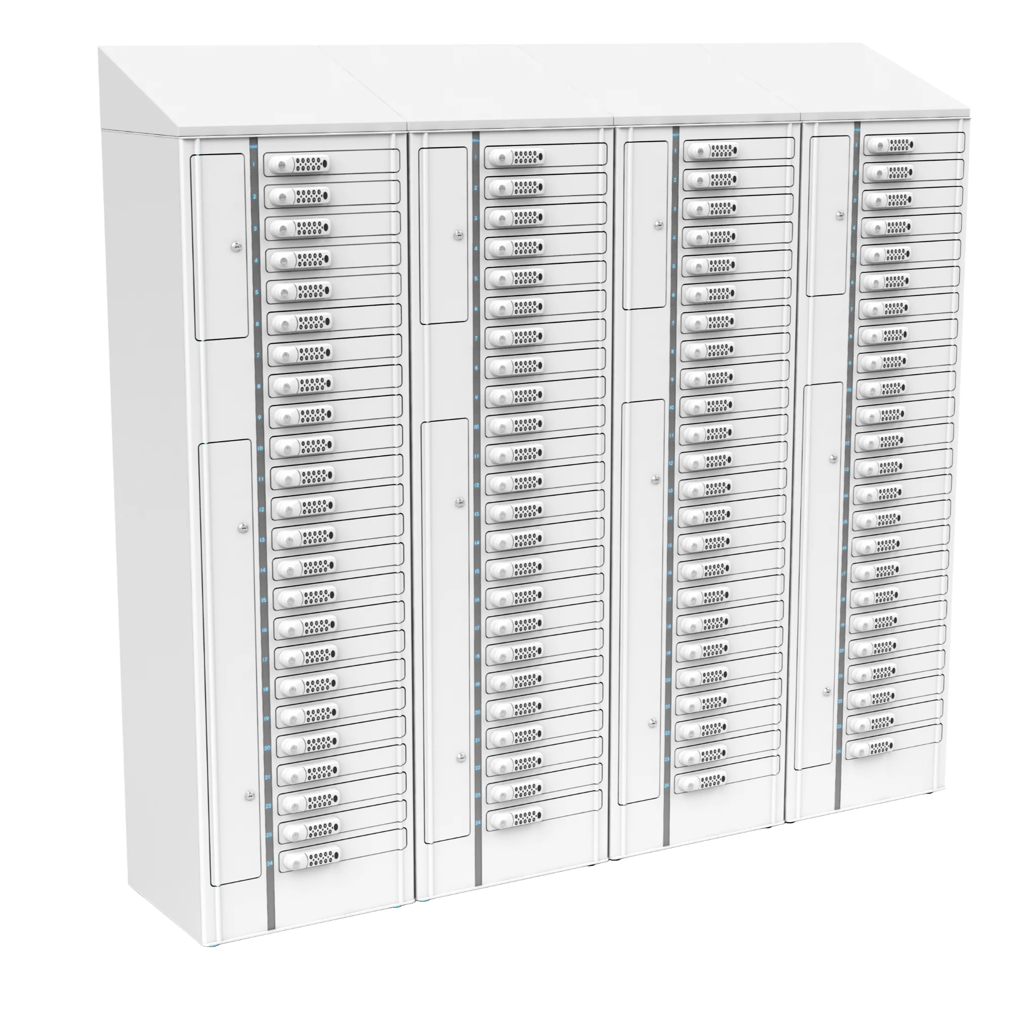 Serverrack, Kühlrack, Datenkabine, Metallkasten, Schließbare Türen