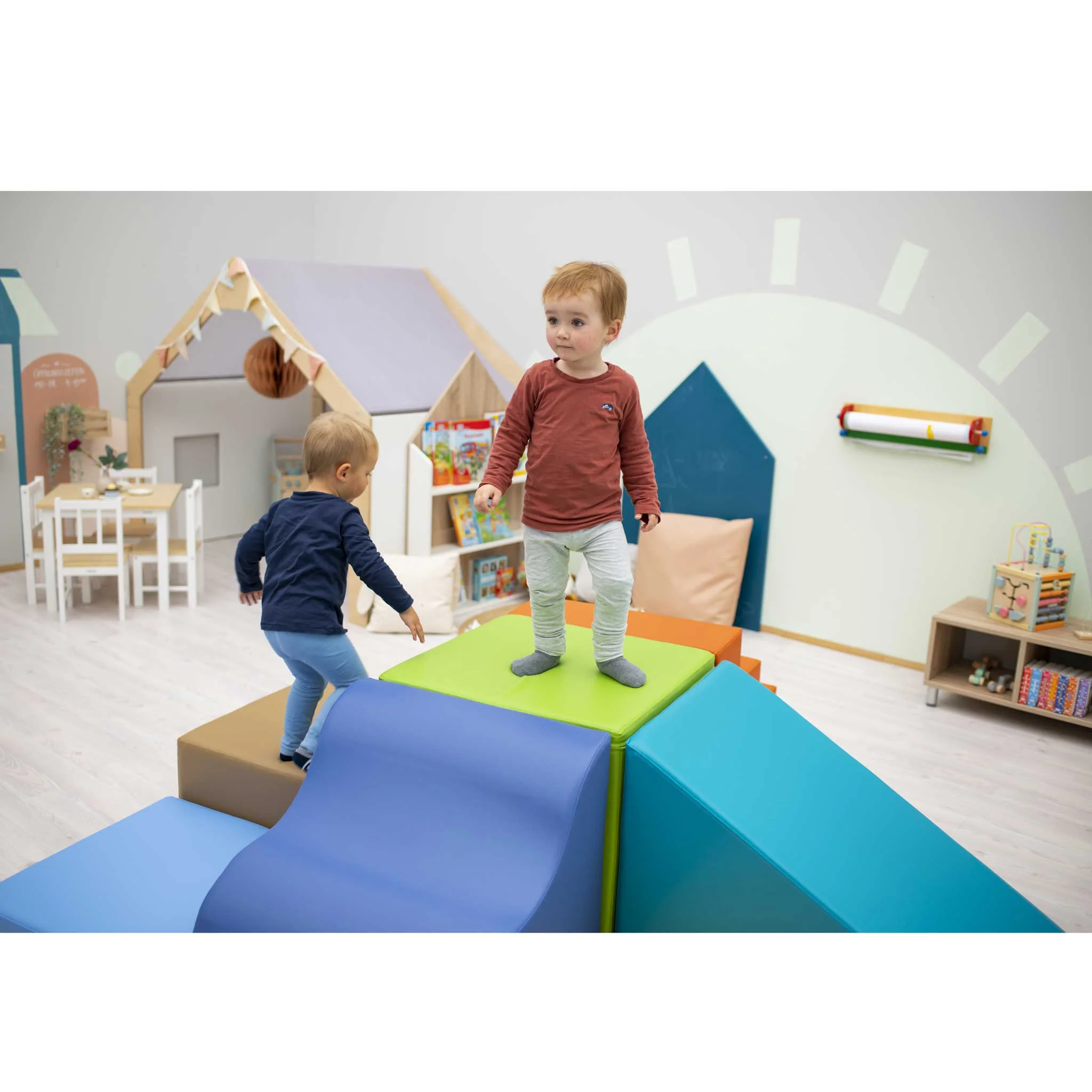 Kids play area, Foam blocks, Soft play, Toddler room, Childrens furniture