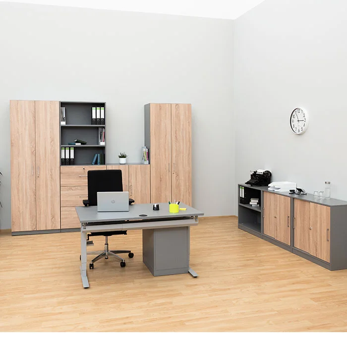 Büro, Schreibtisch, Büroeinrichtung, Regale, Schränke