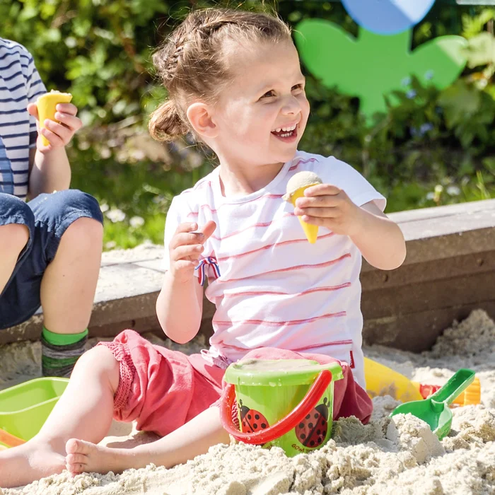 Kind, Sandkasten, Eiscreme, Spielzeug-Set, Sandkasten-Spielzeug