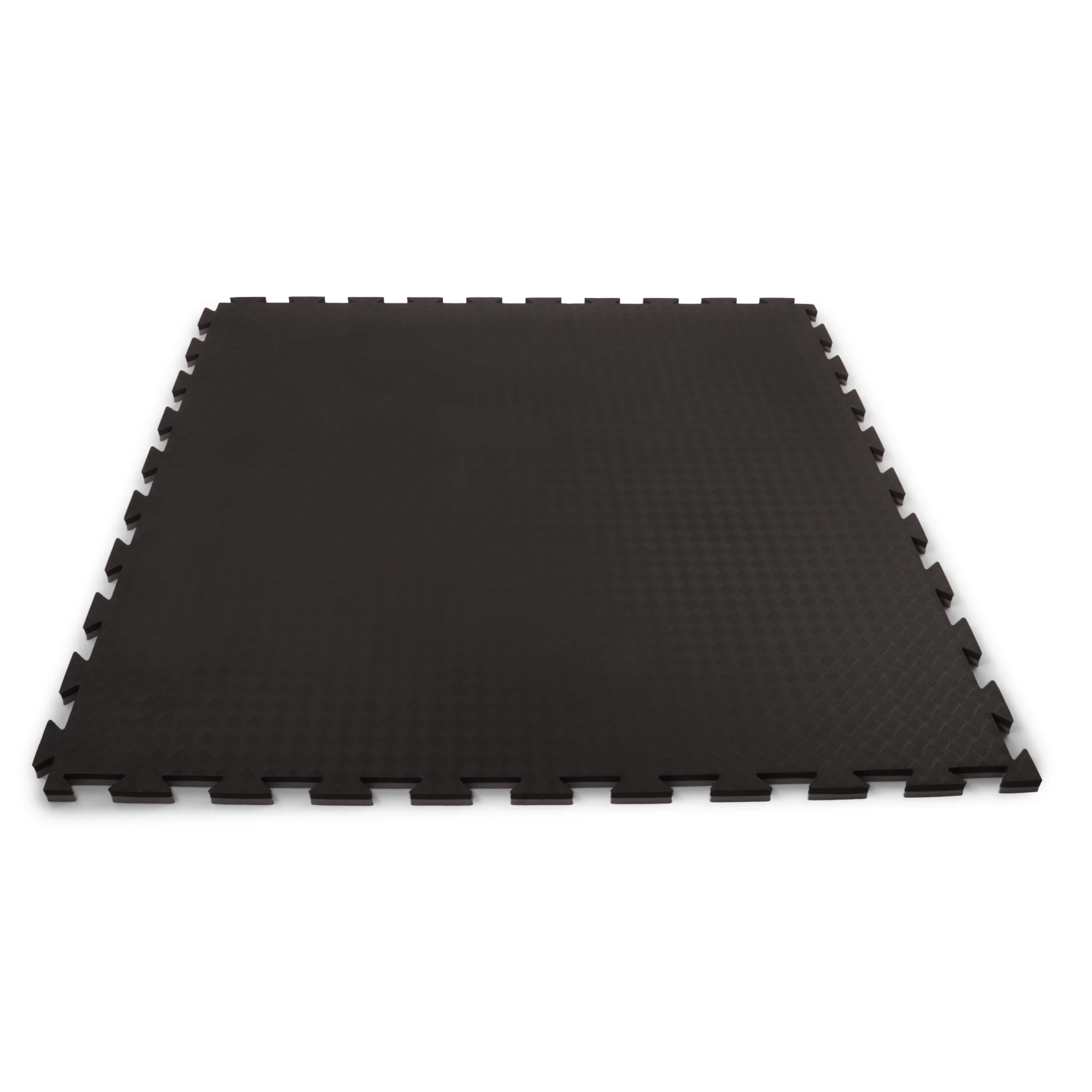 Gummimatte, Kachelboden, Anti-Rutsch, Schwarz, Puzzle-Matte