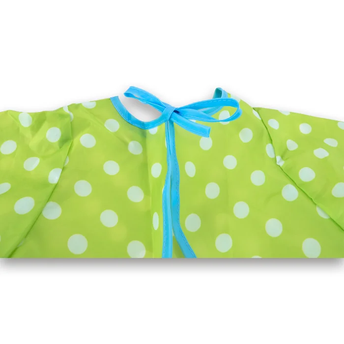 Polka dot, Limette grün, Schleifenband, offener Rücken, Stoffmuster