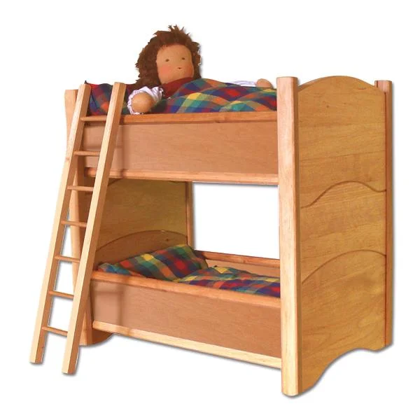 Puppenbett, Erlenholz