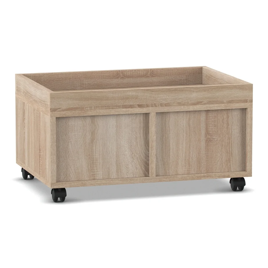 holzton, rolwagen, box, holzbox, platte