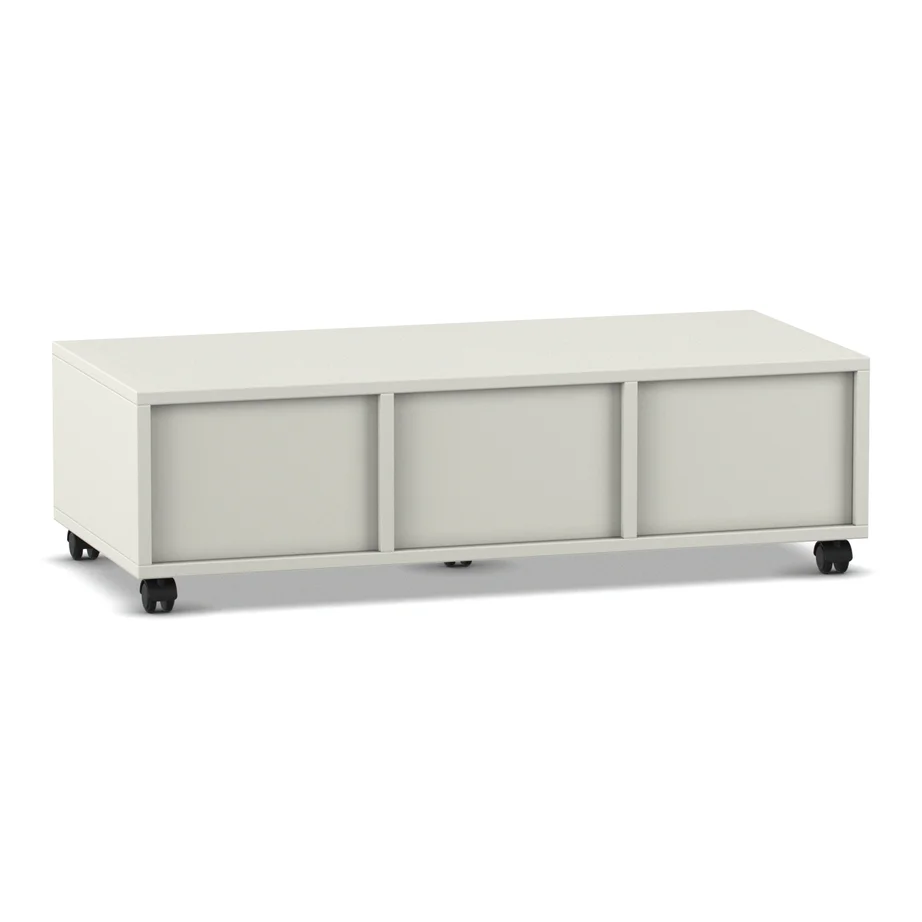 TV-Lowboard, Schrankwagen, Rollcontainer, Schubladenfrei, Mobiler Schrank
