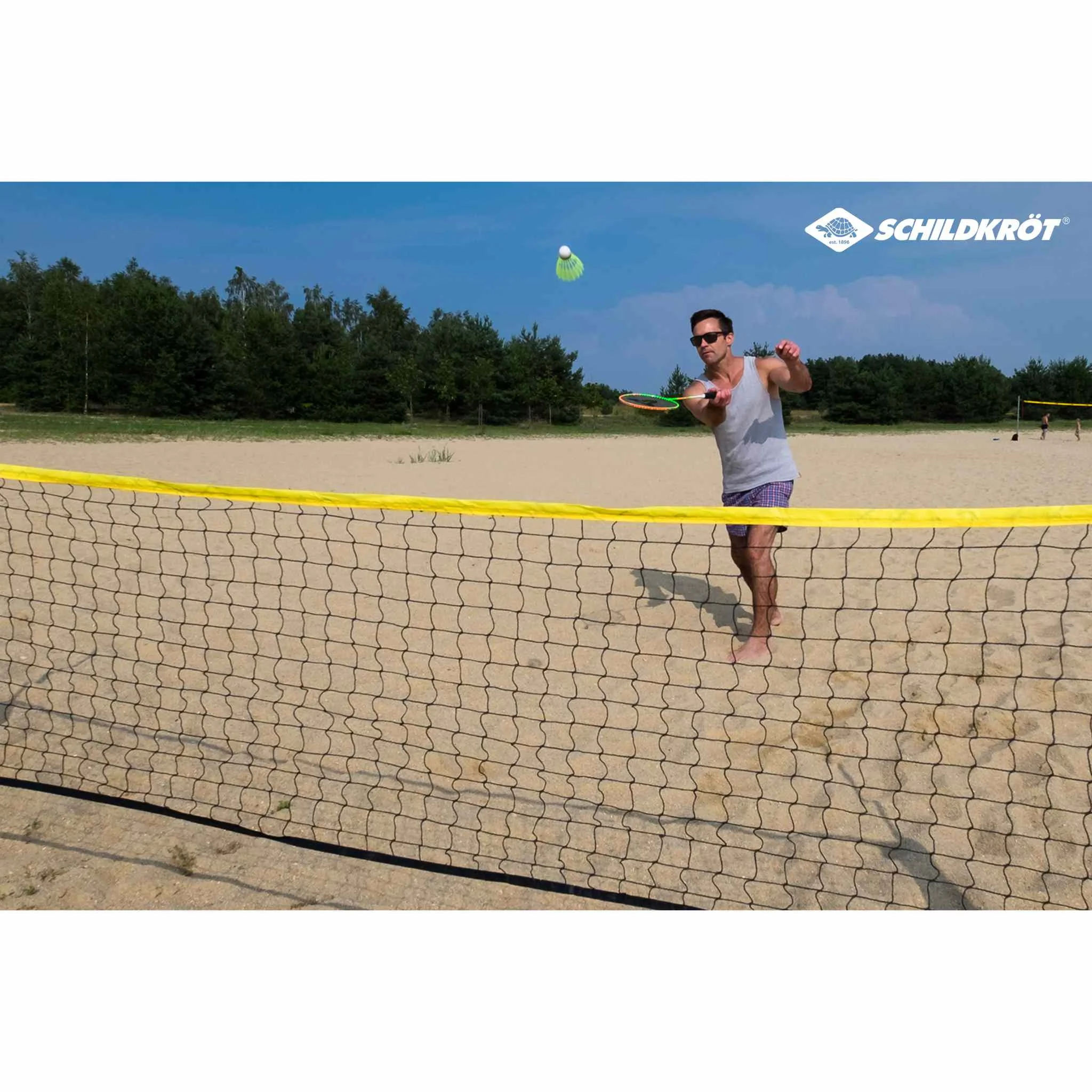 strand, netz, schläger, smash, ball