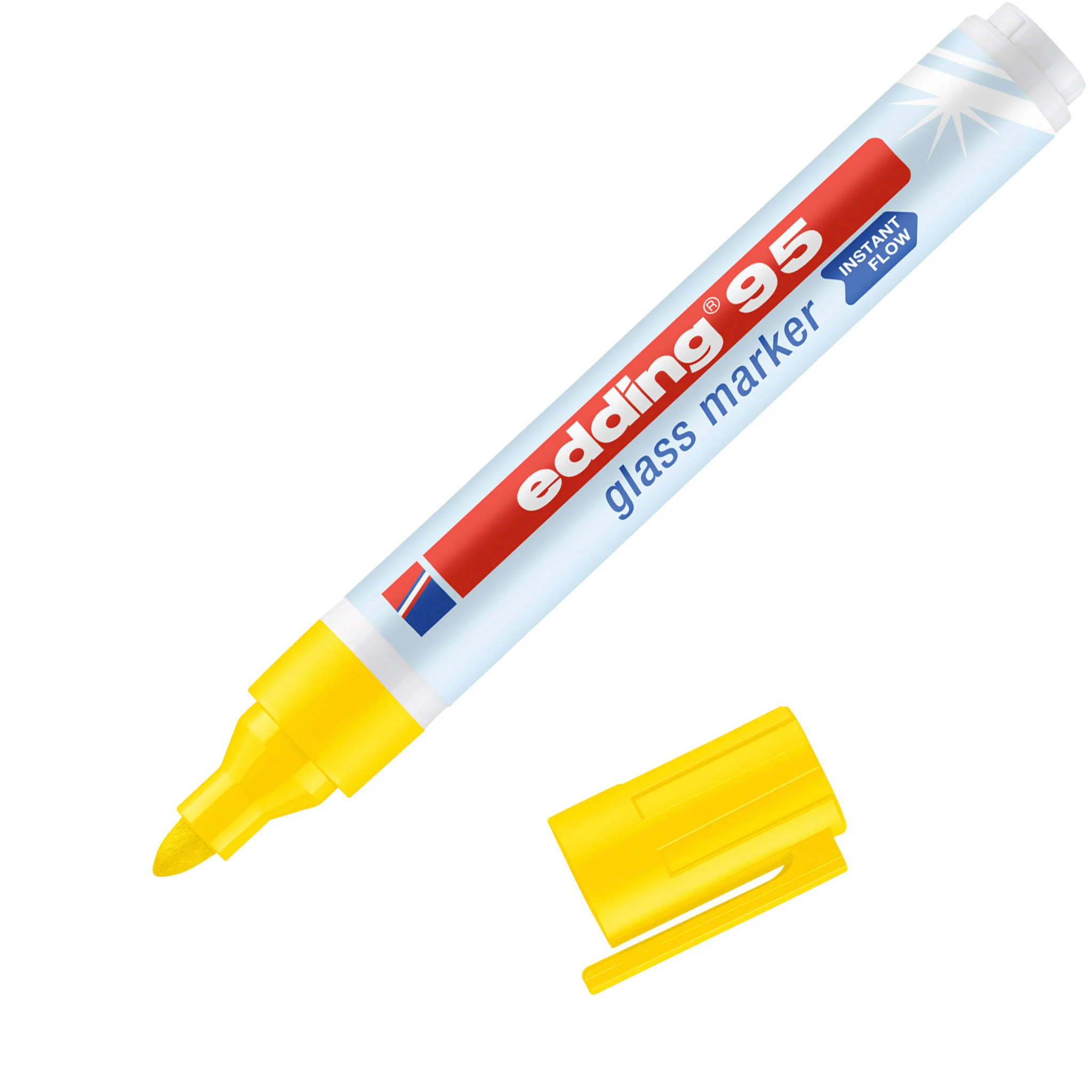 glass marker, whiteboard marker, gelb Deckel, Kopfstift, löschbar Marker