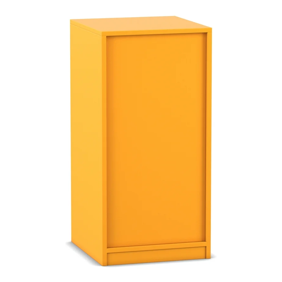 orange, Schrank, Aufbewahrung, Lowboard, Möbel