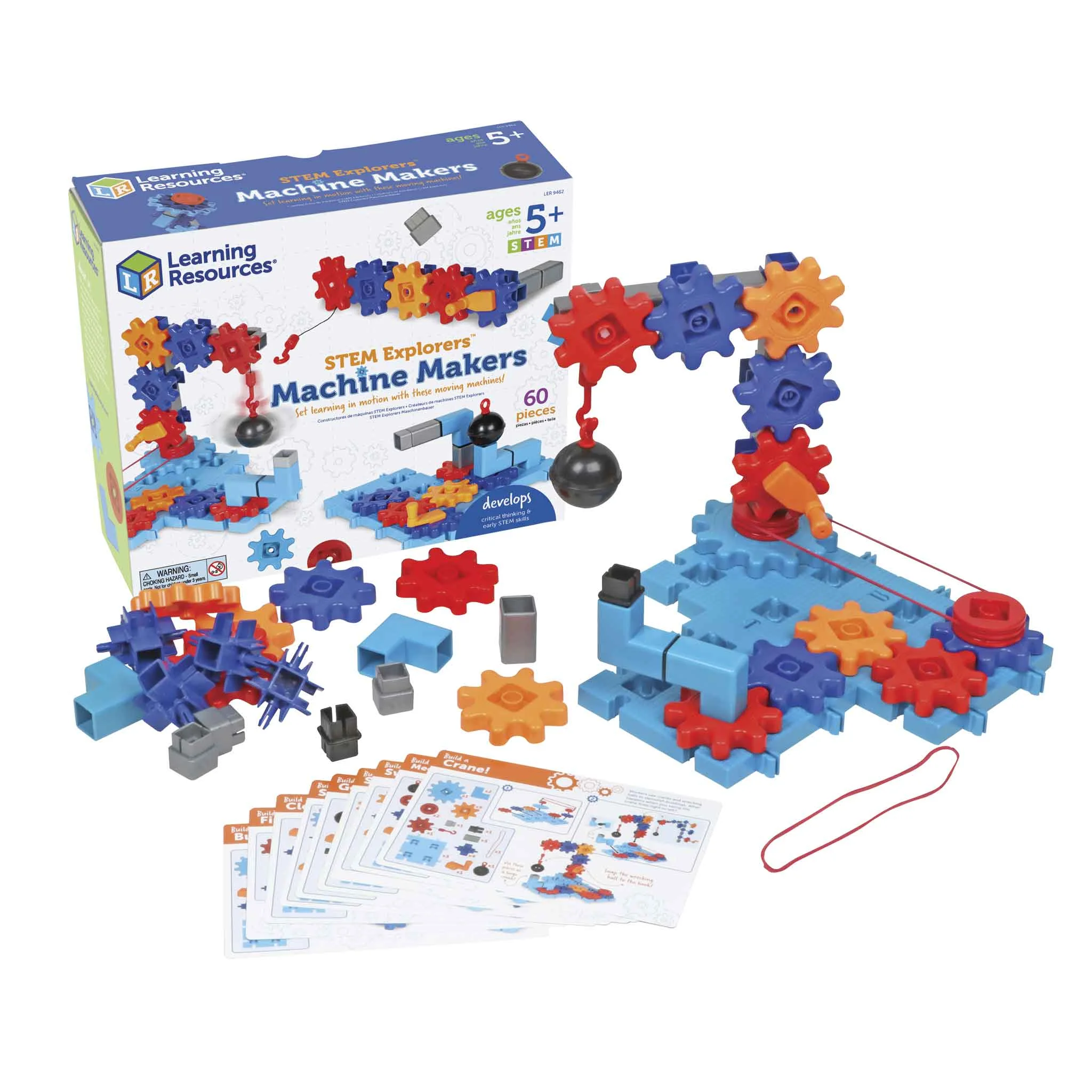 Konstruktionsspielzeug, Gears, Bausatz, Montagebausteine, STEM Spielzeug