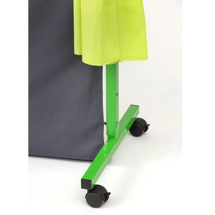 Garderobenständer, Skirder, Rollbarer Aufsteller, Green stand, Kofferrolle