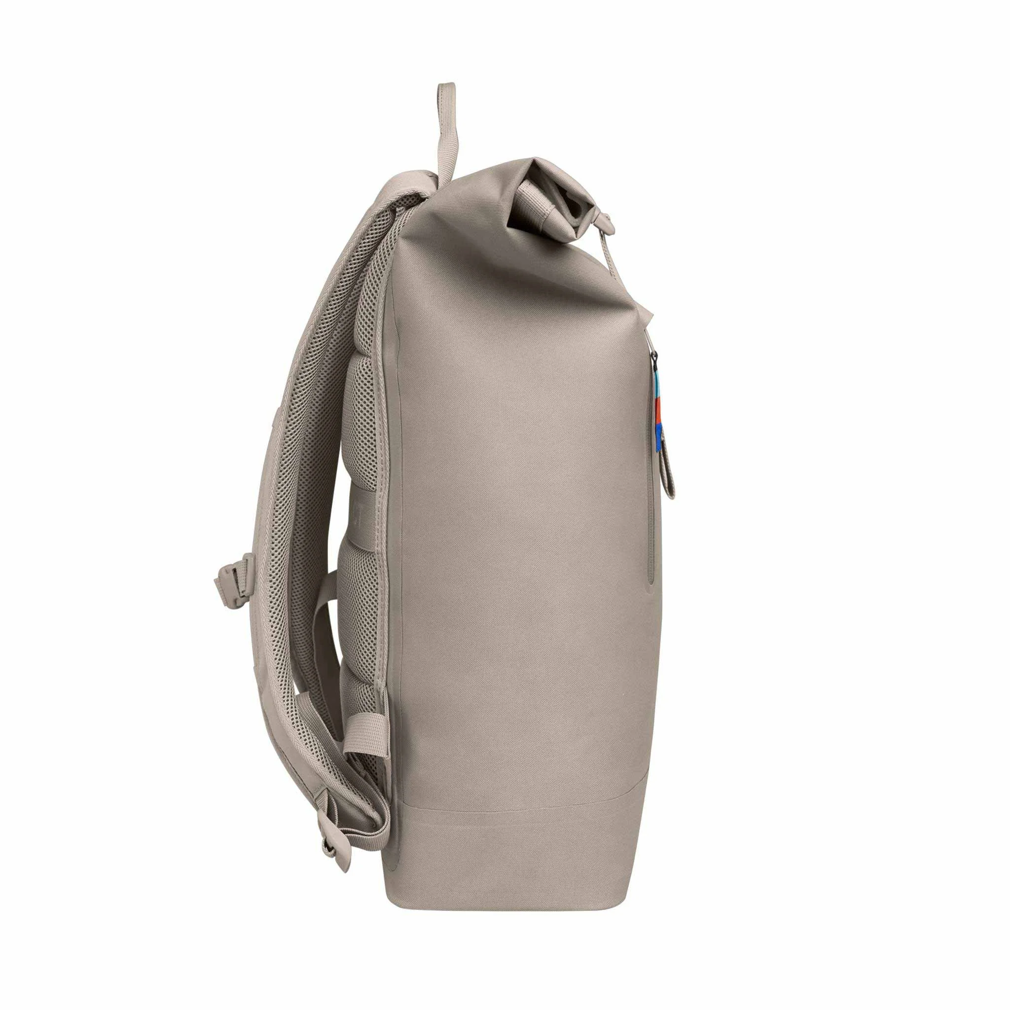 Rucksack, Schulranzen, Tagesrucksack, Mesh-Seitenfach, Beige