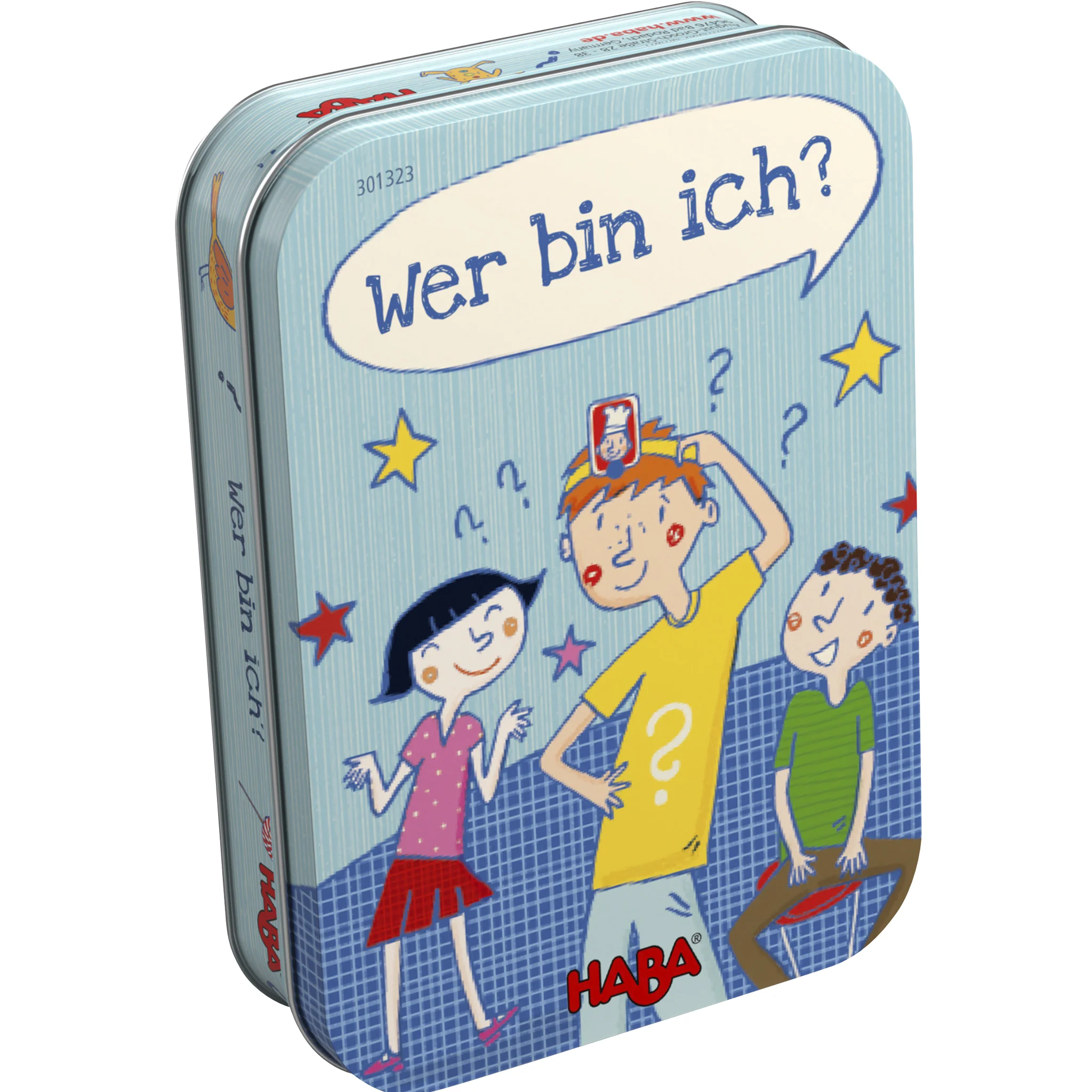 Kinder-Spielzeug, Blechdose, Rätsel-Box, HABA, Quiz‑Aufbewahrungsdose