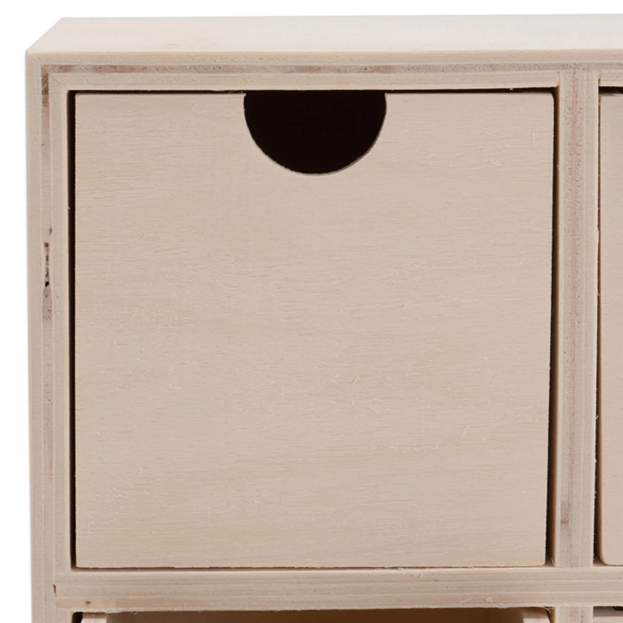 Holzschrank, Schublade, Naturholz, Kleine Kommode, Holzkommode
