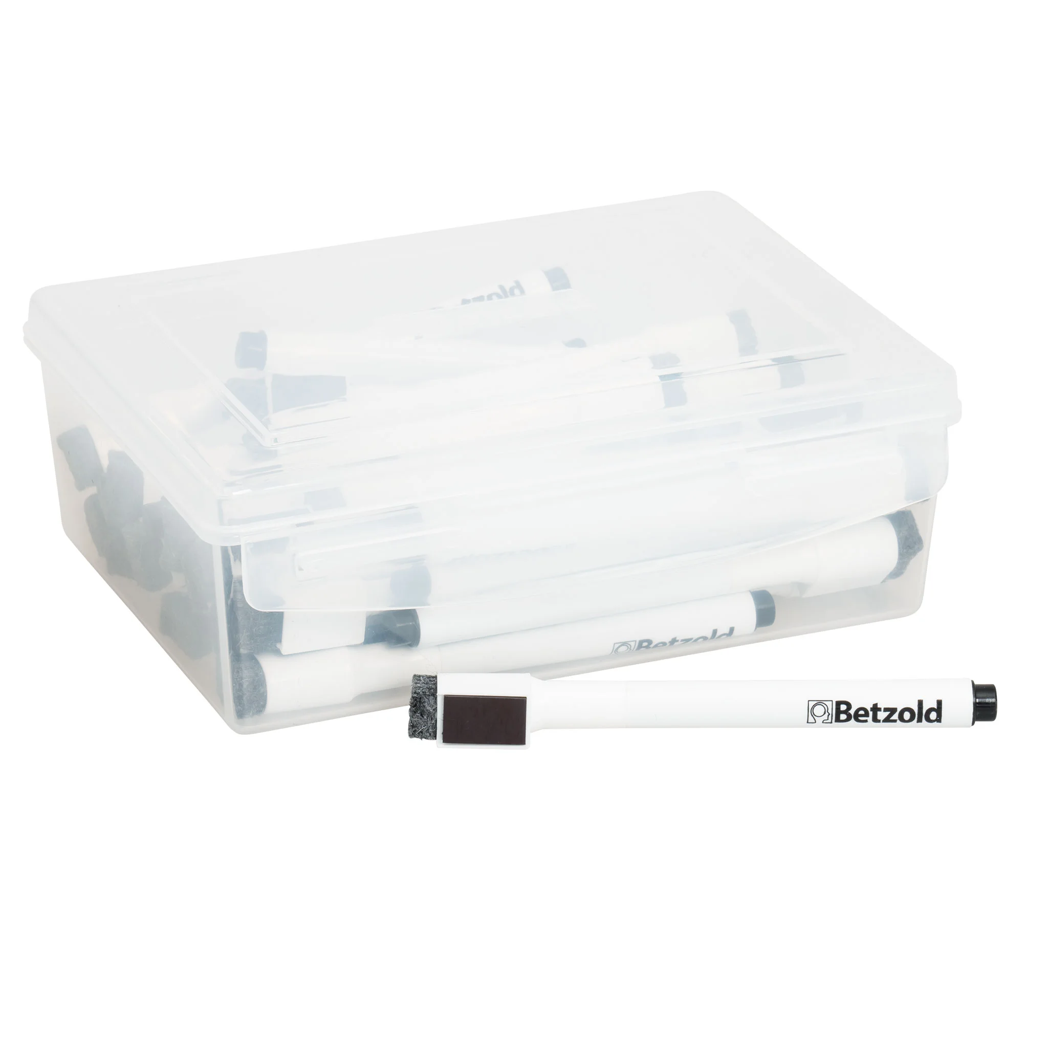 Kunststoffbox, Marker-Set, Whiteboard-Utensilien, Filzstift, Aufbewahrungset