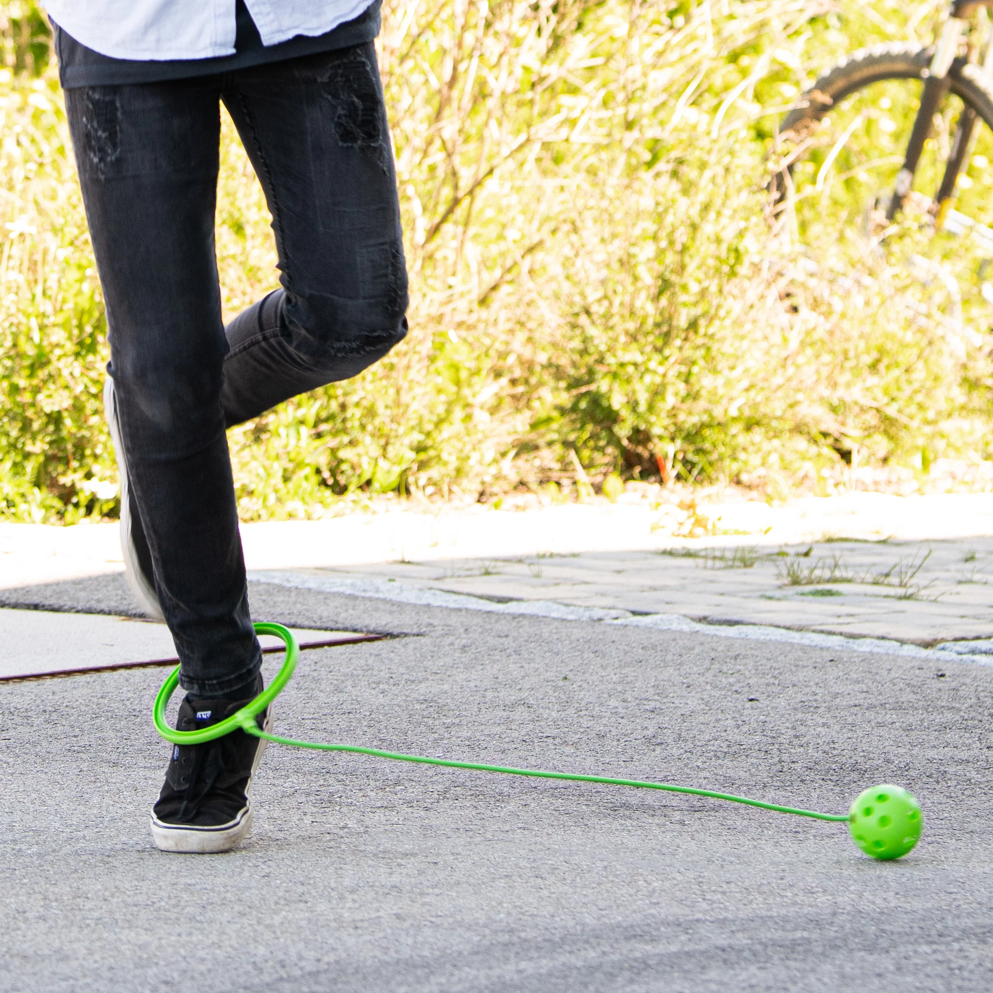 Rope toy, Laufspielzeug, Ball mit Loch, Outdoor-Accessoire, Fitness-Drama?