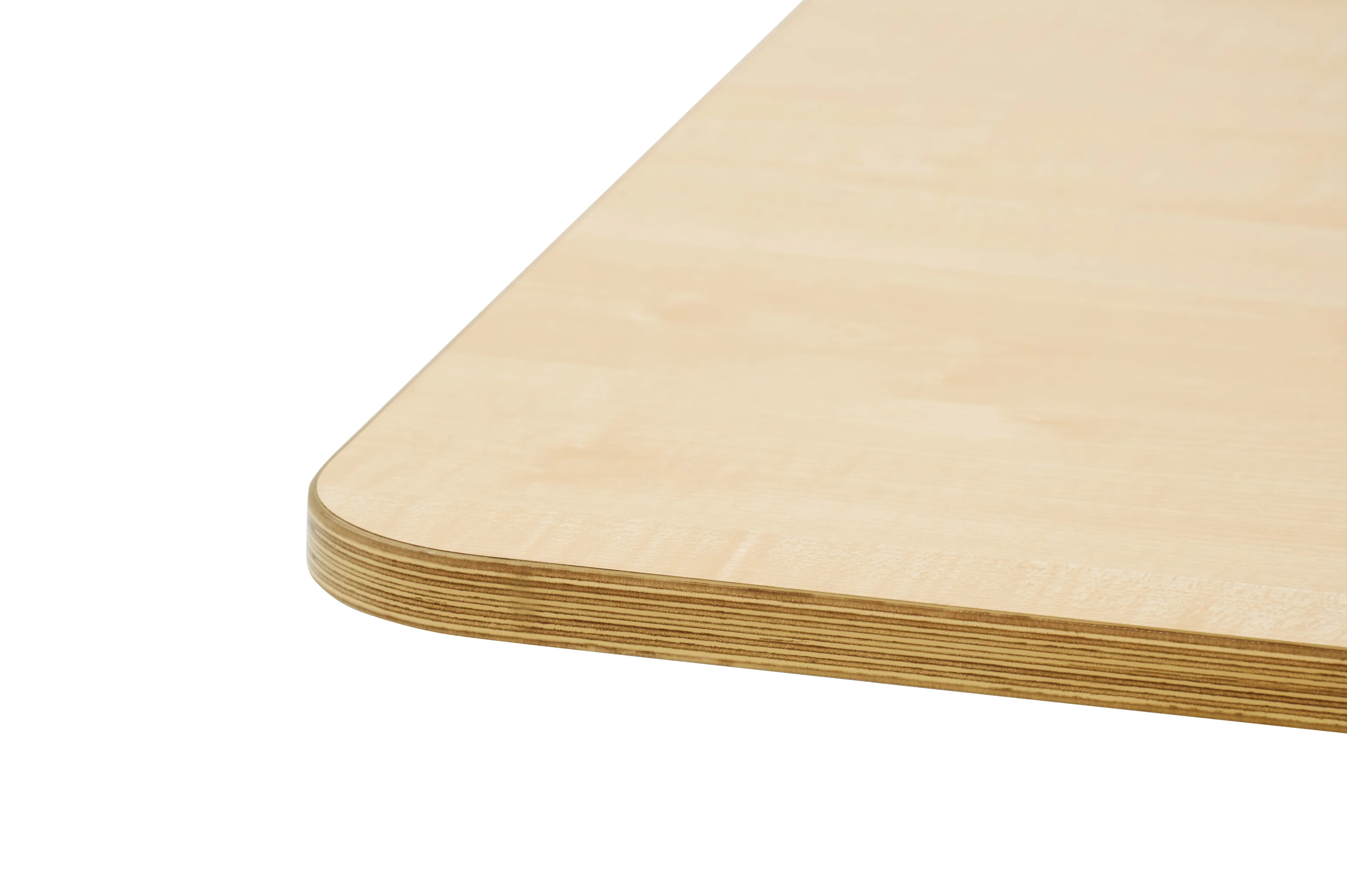 Holzplatte, Sperrholz, dünne Platte, Kiefer, Ecken abgerundet