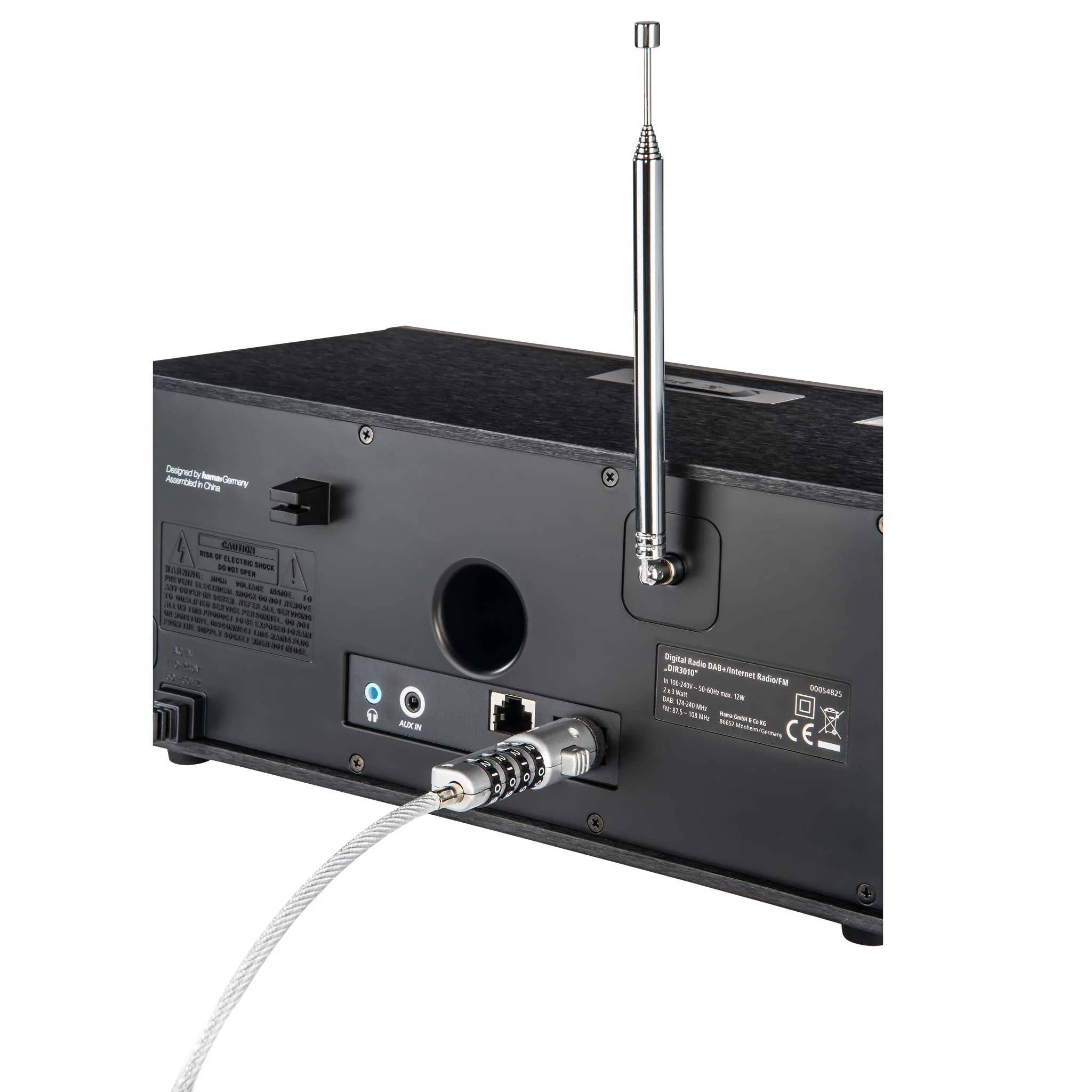 Radio, Stereo, Antenne, Rückseite, Kabel