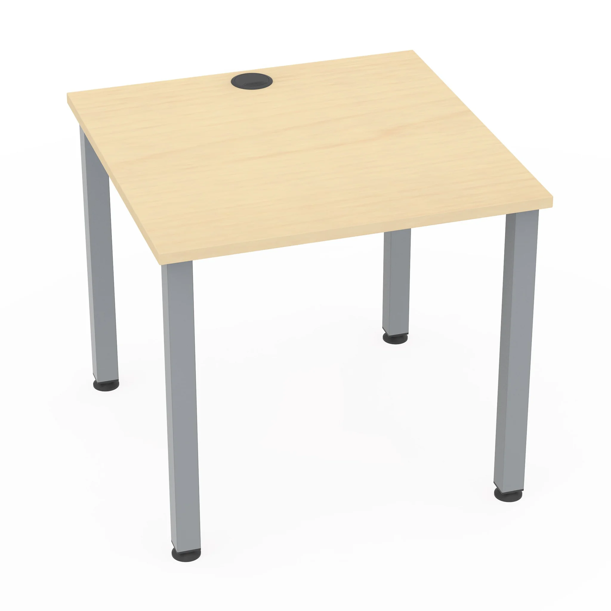 Flexeo® Schreibtisch, Breite: 80 cm, Buche hell