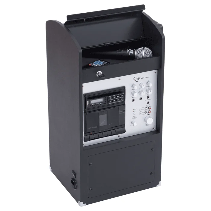 Karaoke-System, PA-System, Mikrofon, Mixer, Kassettenrekorder