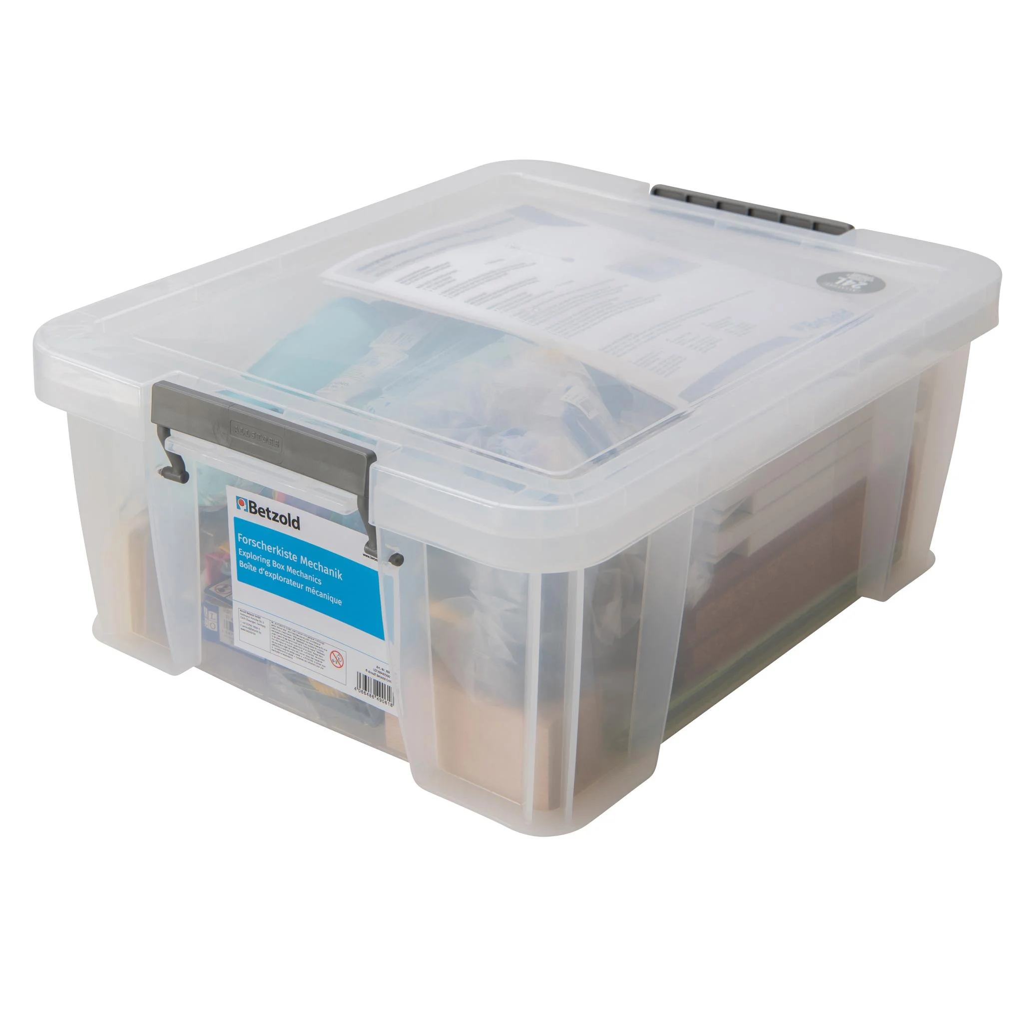 Werkzeugkasten, Aufbewahrungsbox, transparenter Deckel, Kunststoffbox, Organisationskasten