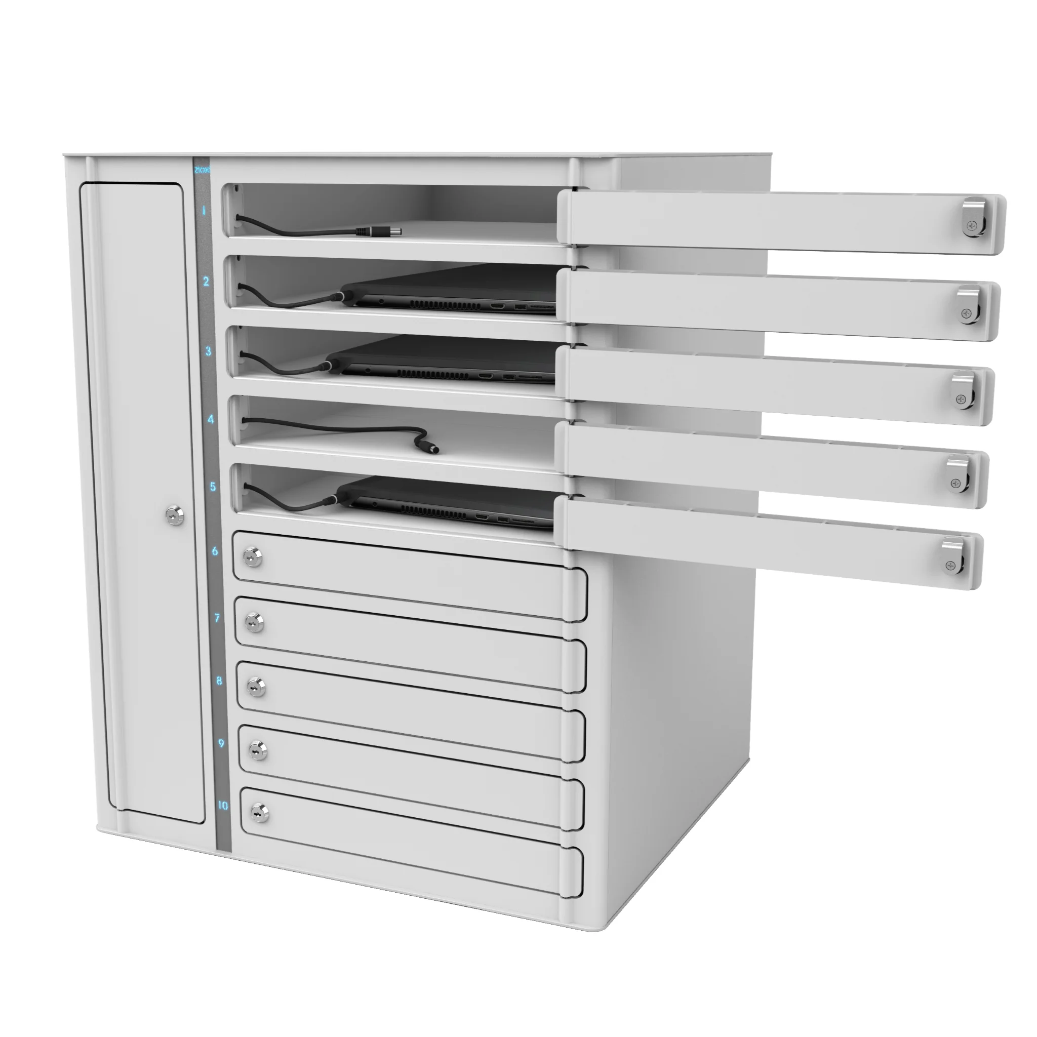 network-attached storage, nas, rack-mount, externes-laufwerk, mehrfach-fach